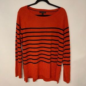 Banana Republic Sweater Striped Classic Nautical Coastal  Causal Women’s SZ XL